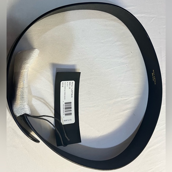 Nili Belt in Black & Antique Brass - Picture 4 of 5